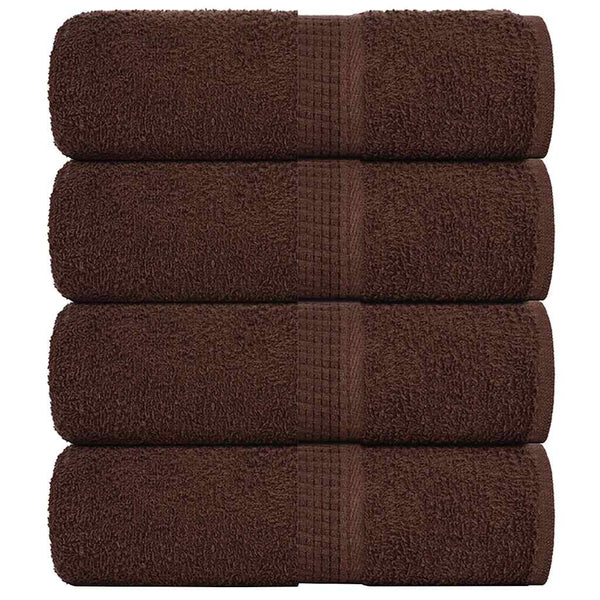 Pesupyyhkeet SAMMAKO 4 kpl ruskea 30x30 cm 360 gsm