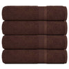 Ruskea kylpypyyhkeet Nayeli 100x150cm (4 kpl 360 gsm 100% puuvilla)