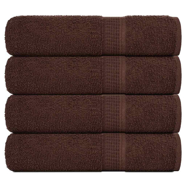 Ruskea kylpypyyhkeet Nayeli 100x150cm (4 kpl 360 gsm 100% puuvilla)