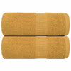 Pesupyyhkeet SAMPAKKO 2 kpl kulta 30x30 cm 360 gsm