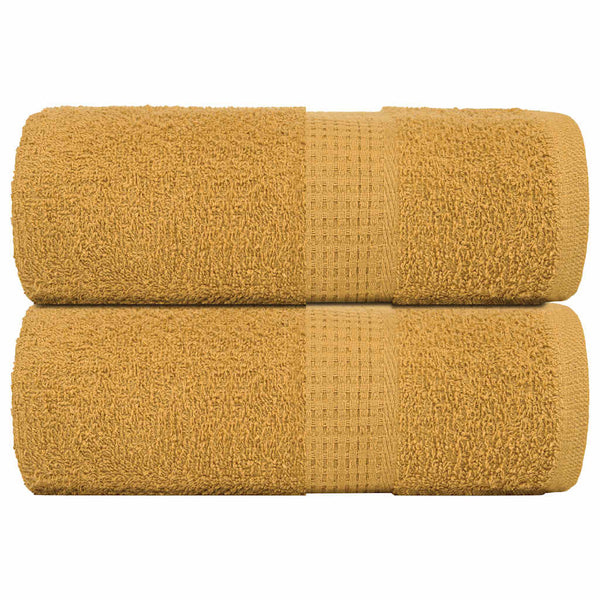 Pesupyyhkeet SAMPAKKO 2 kpl kulta 30x30 cm 360 gsm