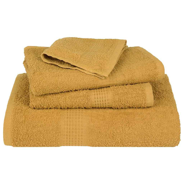 Pesupyyhkeet SAMPAKKO 2 kpl kulta 30x30 cm 360 gsm