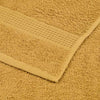 Käsipyyhkeet SAMPAKKO 2 kpl kulta 50x100 cm 360 gsm