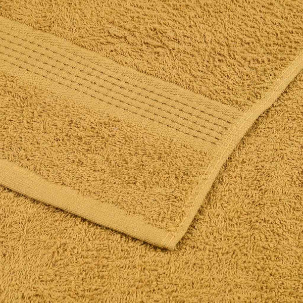 Käsipyyhkeet SAMPAKKO 2 kpl kulta 50x100 cm 360 gsm