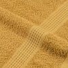 Käsipyyhkeet SAMPAKKO 2 kpl kulta 50x100 cm 360 gsm