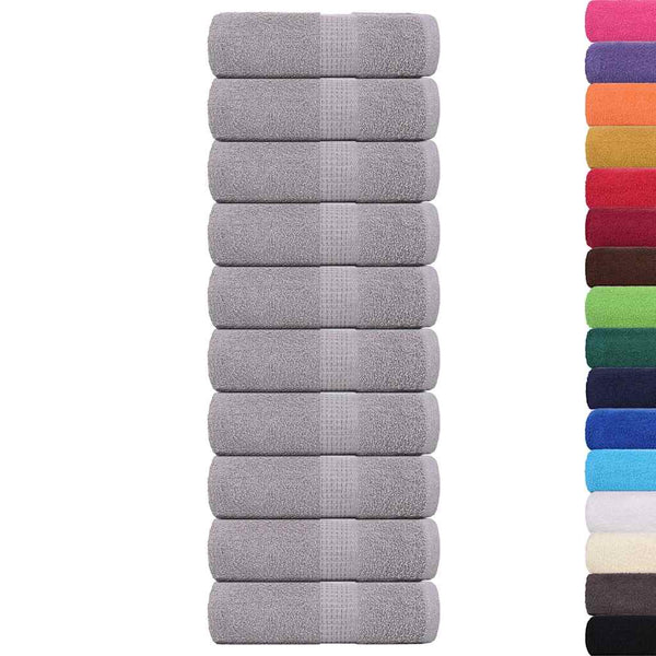 Vieraspyyhkeet SAMMAKO 10 kpl Harmaa 30x50 cm 360 gsm