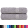 Käsipyyhkeet SAMPAKKO 2 kpl harmaa 50x100 cm 360 gsm