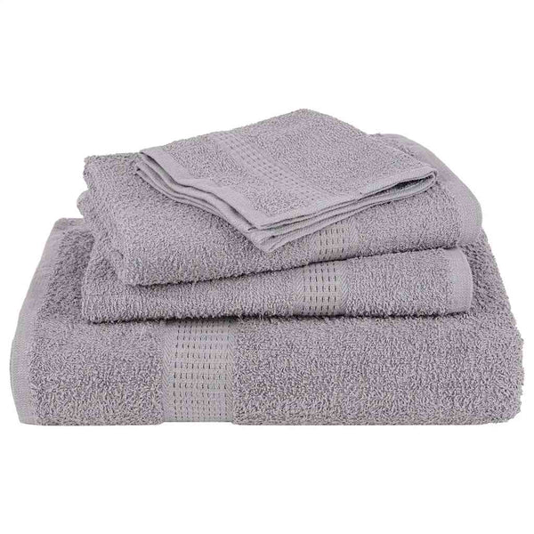 Käsipyyhkeet SAMPAKKO 2 kpl harmaa 50x100 cm 360 gsm
