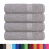Käsipyyhkeet SAMPAKKO 4 kpl harmaa 50x100 cm 360 gsm