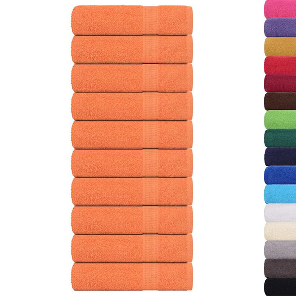 Käsipyyhkeet FROGN 10 kpl oranssi 50x100 cm 360 gsm