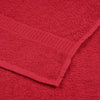 Punainen kylpypyyhkeet Nayeli 100x150cm (10 kpl 100% puuvilla)