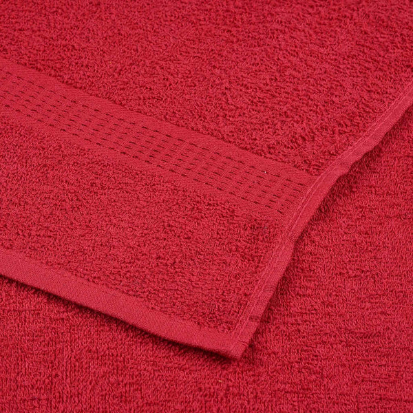 Punainen saunapyyhkeet Nayeli 80x200cm (2 kpl 100% puuvilla)