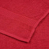 Punainen pyyhkeet Nayeli 100x200cm (2 kpl 100% puuvilla)