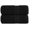 Pesupyyhkeet SAMPAKKO 2 kpl musta 30x30 cm 360 gsm