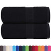 Pesupyyhkeet SAMPAKKO 2 kpl musta 30x30 cm 360 gsm