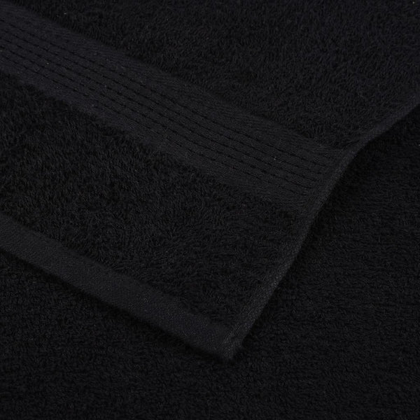 Pesupyyhkeet SAMPAKKO 2 kpl musta 30x30 cm 360 gsm