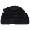 Pesupyyhkeet SAMPAKKO 4 kpl musta 30x30 cm 360 gsm
