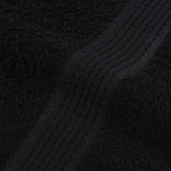Vieraspyyhkeet SAMMAKO 10 kpl musta 30x50 cm 360 gsm
