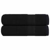 Musta kylpypyyhkeet Nayeli 100x150cm (2 kpl 100% puuvilla)