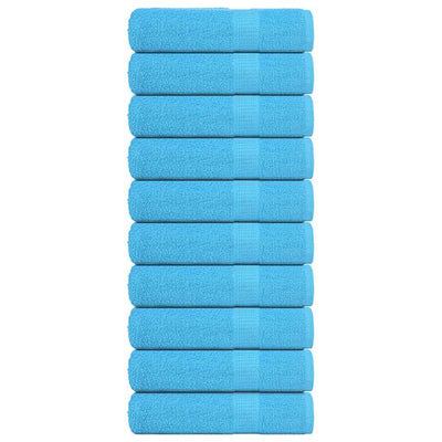 Turkoosi käsipyyhkeet Nayeli 50x100cm (10 kpl, 100% puuvilla)