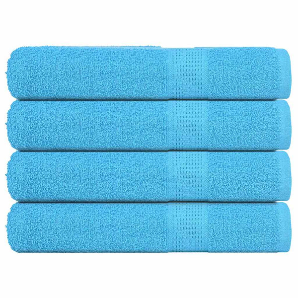 Turkoosi saunapyyhkeet Nayeli 80x200cm (4 kpl 100% puuvilla)