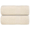 Pesupyyhkeet SAMPAKKO 2 kpl kermanvärinen 30x30 cm 360 gsm