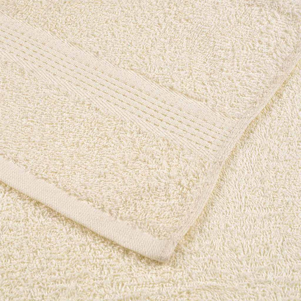 Pesupyyhkeet SAMPAKKO 2 kpl kermanvärinen 30x30 cm 360 gsm