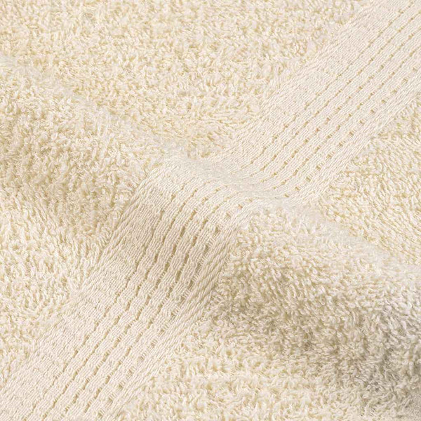 Käsipyyhkeet SAMPAKKO 4 kpl kermanvärinen 50x100 cm 360 gsm