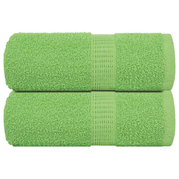 Vieraspyyhkeet SAMMAKO 2 kpl Omenanvihreä 30x50 cm 360 gsm
