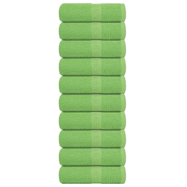 Vieraspyyhkeet SAMMAKO 10 kpl Omenanvihreä 30x50 cm 360 gsm