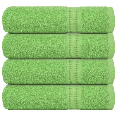 Omenanvihreä kylpypyyhkeet Nayeli 100x150cm (4 kpl, 100% puuvilla)