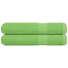 Omenanvihreä pyyhkeet Nayeli 100x200cm (2 kpl, 100% puuvilla)