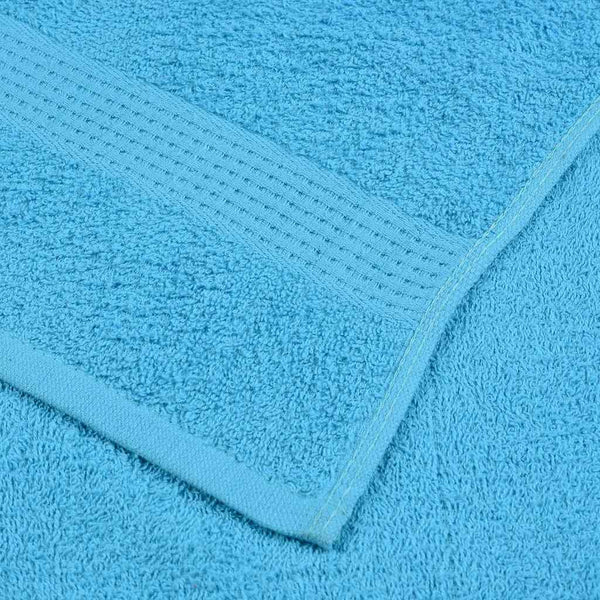 8-osainen pyyhesetti SAMPAKKO turkoosi 360 gsm
