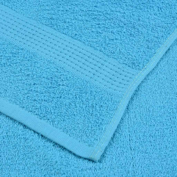 6-osainen pyyhesetti SAMPAKKO turkoosi 360 gsm