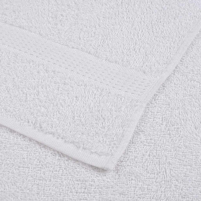 12-osainen pyyhesarja valkoinen 360 gsm 100 % puuvillaa