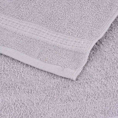 Harmaa pyyhesarja Sian 12-osaa (100% puuvillaa)