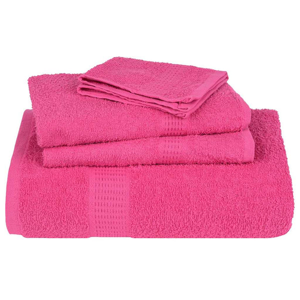 Pyyhesarja 12-osaa FROGN pinkki 100% puuvillaa