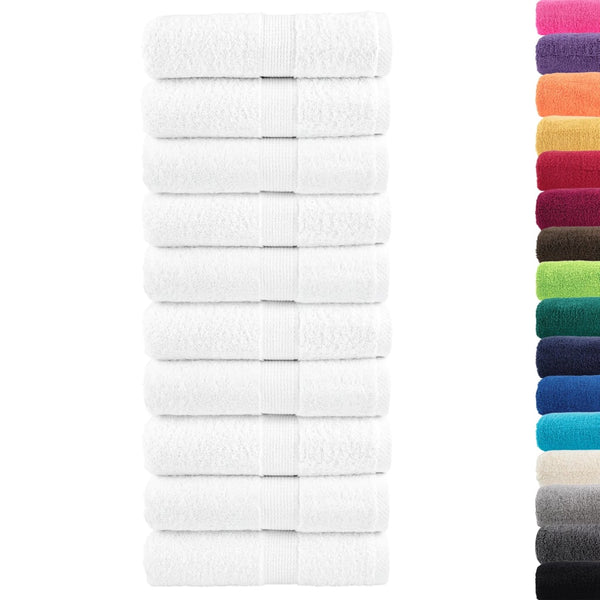 Valkoinen premium pyyhkeet Sterieana 30x50cm (50 kpl 600gsm 100% puuvilla)
