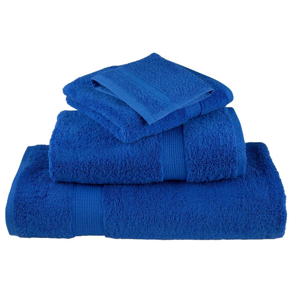 Premium-pesupyyhkeet SOLUND 2 kpl sininen 30x30 cm 600 gsm