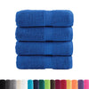 Premium-vieraspyyhkeet SOLUND 4 kpl sininen 30x50 cm 600 gsm