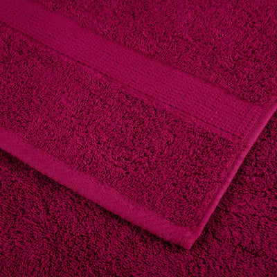 Premium Pyyhkeet 4 kpl punainen 100x150 cm 600gsm 100% puuvilla