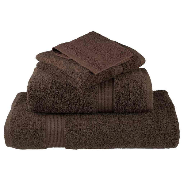 Vieraiden pyyhe SOLUND 10 kpl Ruskea 15 x 21 cm 550 gsm
