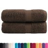 Premium-pesupyyhkeet SOLUND 2 kpl ruskea 30x30 cm 600 gsm