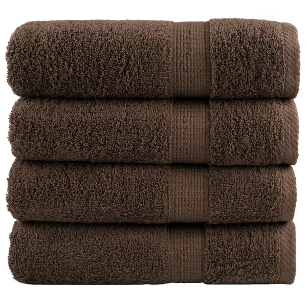 Ruskea premium pyyhkeet Sterieana 100x150cm (4 kpl 600 gsm 100% puuvilla)