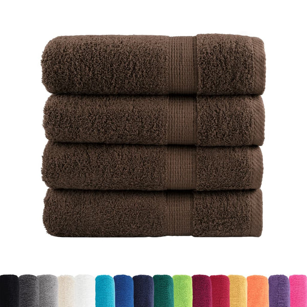 Ruskea premium pyyhkeet Sterieana 100x150cm (4 kpl 600 gsm 100% puuvilla)