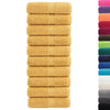Premium-vieraspyyhkeet SOLUND 10 kpl kulta 30x50 cm 600 gsm