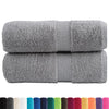 Premium-pesupyyhkeet SOLUND 2 kpl harmaa 30x30 cm 600 gsm