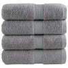 Premium-pesupyyhkeet SOLUND 4 kpl harmaa 30x30 cm 600 gsm