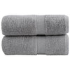 Premium-vieraspyyhkeet SOLUND 2 kpl harmaa 30x50 cm 600 gsm