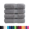 Premium-vieraspyyhkeet SOLUND 4 kpl harmaa 30x50 cm 600 gsm